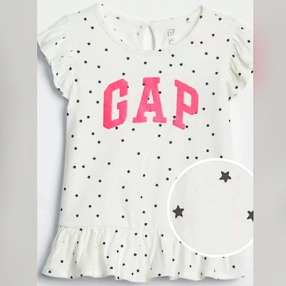 Gap Logo Toddler Girls 3t Short Sleeved Tee Shirt